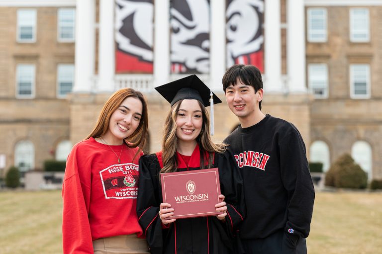 Eden Foster and her triplet siblings are among the first cohort of Bucky’s Tuition Promise recipients to begin graduating.